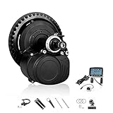 Varstrom TSDZ2B 36V 250W 48V 500W Drehmomentsensor Tongsheng Mittelmotor 2022 Version Scheibenbremse V Bremse Rücktrittbremse Elektrofahrrad Umbausatz VLCD5 Display DIY Ebike Kits für Mountainbike
