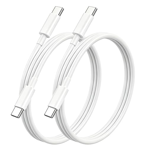 USB C to C ケーブル 1m 2本セット LpoieJun【PD対応 最大65W/3A 急速充電 USB2.0 最大480Mbps データ転送】 高耐久TPE素材 スマートフォン/タブレット/ゲーム機などタイプｃ機種互換性があり