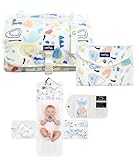 Cambiador Bebe Portatil XL Impermeable 5 Compartimentos y Portadocumentos Organizador Viaje Regalo Bebé Recien Nacido Diseño Elegante Compacto para Padres y Abuelos