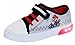 SUPER MARIO Jungen Light Up Canvas Turnschuhe KDS Mario Kart Canvas Pumps mit blinkenden Lichtern, weiß, 31 EU