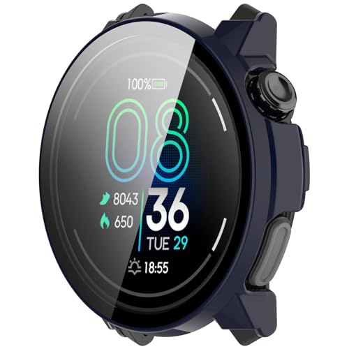 Qsvbeeqj Carcasa de PC con lámina de cristal para PACE Watch Protector de pantalla Reloj Smartwatch Carcasa Carcasa - imagen 3