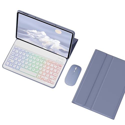 Tastiera AZERTY E Custodia Protettiva Per Lenovo Tab P11 (2021) TB-J606 - Eco-pelle Con Interno Cammello - Supporto Multiangolo - Bluetooth Incluso - 2