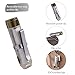 RovyVon Glow in The Dark Flashlight Rechargeable EDC Keychain Flashlight, 650 Lumens with Reading Light, Memory Mode, Idea as a Gift