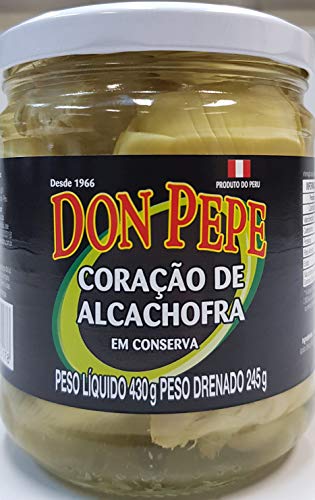 Coração de Alcachofra em Vidro 430g (245g Drenados)  Coração de Alcachofra em Vidro 430g (245g Drenados)