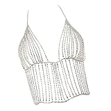 Cofre: 82 cm / 32,28 pulgadas; Cintura: 68cm / 26.77 pulgadas; Cadena ajustable: 15 cm / 5.91 pulgadas