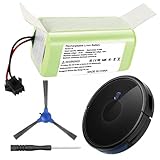 4000mAh Replacement Battery for Eufy RoboVac 11 11S 30 30C 15C 15T 12 35C 15C MAX, For Ecovacs Deebot N79S 500 N79 DN622, for Tesvor X500 Robot Vacuum Cleaners, For Goovi F007C D380 D382, Amarey A800