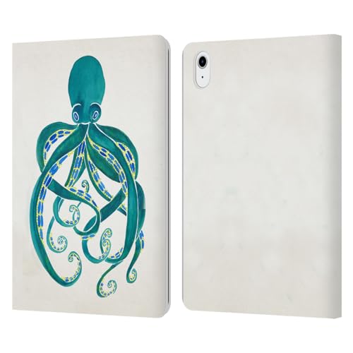 Funda de cuero tipo libro Cat Coquillette Pulpo 2 para Apple iPad Air 2020 2022