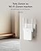 Cudy AC1200 Netz-WiFi-Repeater, 1200 Mbps, 5 GHz/2,4 GHz, WLAN-Verstärker mit Stecker, Signalanzeige, interne Antennen, Weiß RE1200