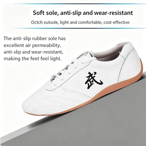 Calzado de artes marciales flexible para Tai Chi y Kung Fu en talla 38 8