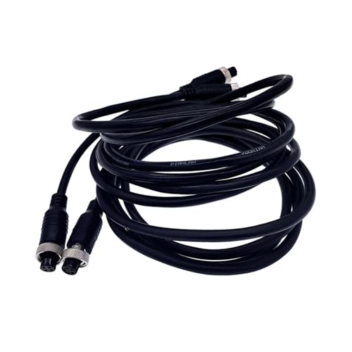 Cable de extensión GX12 hembra a hembra de 4 pines y 2m para conexiones de aviación