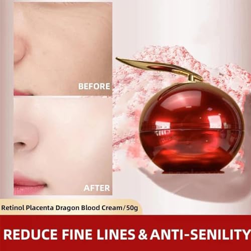 VJPPII Dragon Blood Cream,Retinol Placenta Dragon Blood Cream,Retinol Placenta Royal Dragoncream,Red Protein Elastic Moisturizingcream,Anti-Wrinkle Face Cream (2PC)