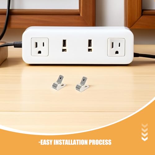 Clips Tipo R YARNOW de acero inoxidable para organizar cables industriales, pack de 200 8