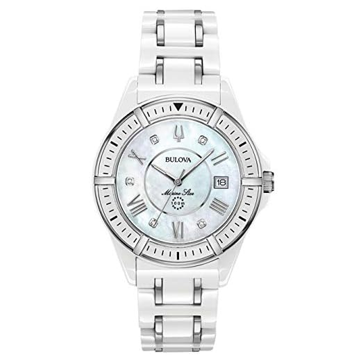 Bulova Reloj Analógico para Mujeres de Automático con Correa en Acero Inoxidable 96R215