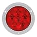Truck-Lite 44322R3 Super 44 Series Red 6 Diode Rear LED Stop/Turn/Tail Lamp with Gray Flange