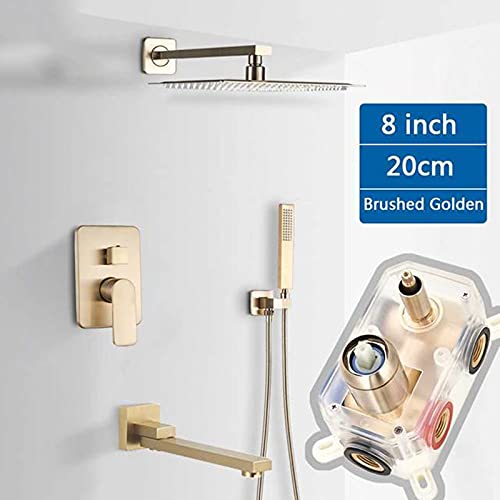 Ducha de mano y grifo de bañera en sistema oculto de 3 vías para acabar con la baja presión 3