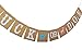 Qttier Buck Or Doe Banner Garland for Baby Shower Decorations Gender Reveal Pregnancy Announcement Party Supplies