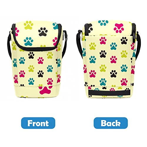 Lonchera grande con correa ajustable para llevar comida Paw Dog 5