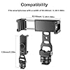 Harwerrel Metal Phone Tripod Mount Holder with Cold Shoe Smartphone Clamp Adapter 1/4" Thread 360° Rotates and 180° Tilt #2