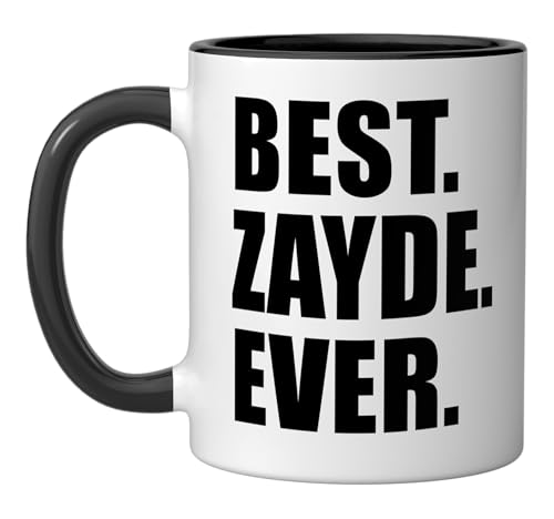 Taza cerámica Best Zayde Ever Yiddish Jewish Grandfather miniatura 1