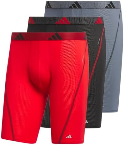 adidas Men's Performance Boxer Brief Underwear 3-Pack