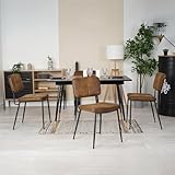 Tavolo da pranzo allungabile – Da 120 cm a 160 cm, ideale per accogliere fino a 6 persone. Perfetto per pranzi e cene conviviali.