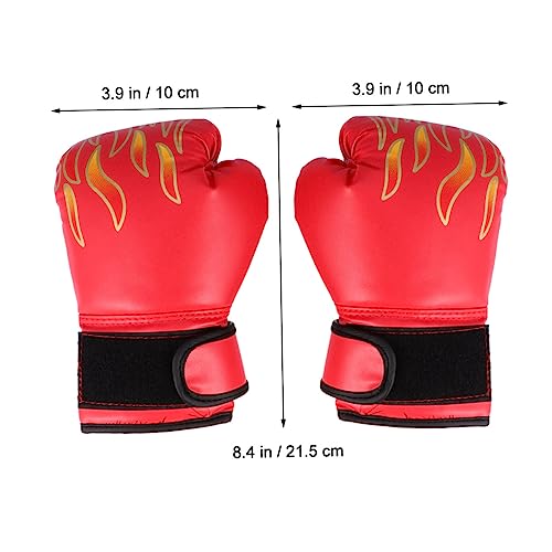 Equipo de boxeo de PU negro BESTonZON para capacitación juvenil de kickboxing 5