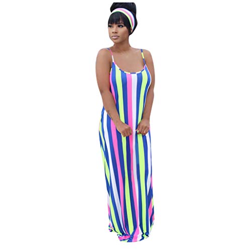 COOKI Women's Casual Loose V Neck Racerback Tie Dye Maxi Dresses Sexy Bodycon Evening Maxi Dress Summer Beach Party Dress Green