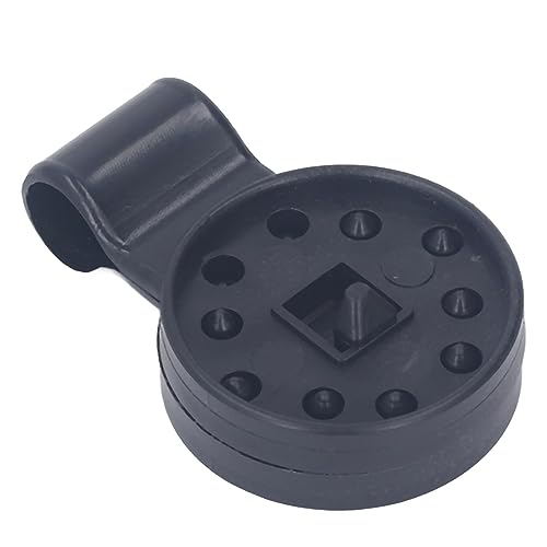 Tela para sombra clips de agarre de bloqueo para red de plástico negro y cubiertas 100 unidades 4