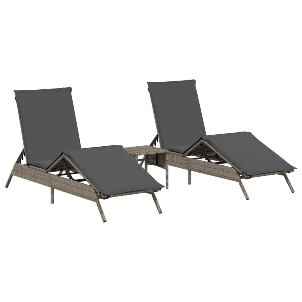 Chaises longues en rotin synthétique pour aménager votre terrasse cet été