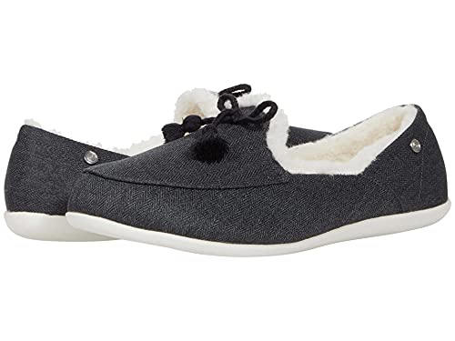 Pantoufle au coin du feu Spenco noir 40 EU chausson confortable et chaud adulte