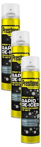 Prestone LOYAS244UK De-Icer, -36 Degree C, 600 ml (Pack of 3)