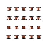 Emaillierter Kupferdraht Magnetdraht 0,1 mm 20 Rollen Reparaturdraht 15 m Zum Verbinden Oder Löten Hilitand