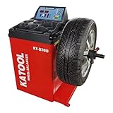 KATRAX KT-B700 Professional Wheel Balancer Machine, 0.25KW Pure Copper Motor, Auto Rim Detection, ±1g Accuracy, 120V for Garages and Tire Shops