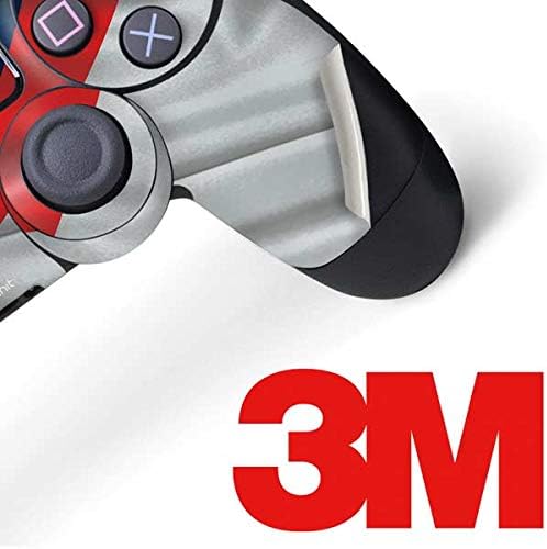 Vista 27 de Skinit Calcomanía para juegos compatible con el controlador de PS4, diseño oficial de los New England Patriots de la NFL, en blanco y negro