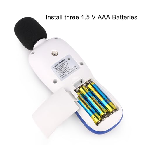 image for XRCLIF Decibel Meter, Portable SPL Meter (Sound Pressure Level Meter),