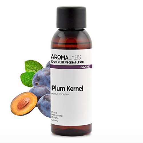 Aceite de Ciruela BIO (Prunus domestica) - 50 mL - Aceite Vegetal Virgen Certificado AB - Aroma Labs
