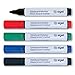 Produktbild SIGEL GL711 Glasboardmarker / Whiteboard-Marker, Rundspitze 2 - 3 mm, 5er Set abwischbar - weitere Farben
