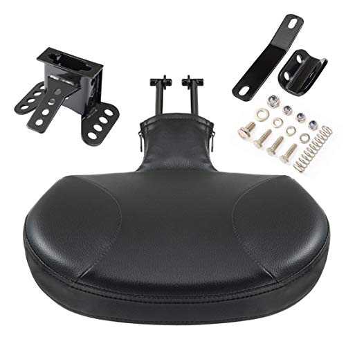 PBYMT Black Adjustable Driver Rider Bracket Compatible for Harley Davidson Touring Road King Electra Street Glide 2009-2020 - Thumbnail 5
