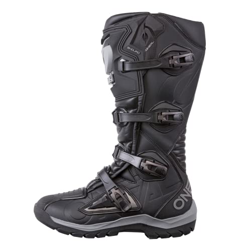 O'NEAL | bottes motocross | Enduro Motocross | protection renforcée des pieds et de la zone de changement de vitesse, protection thermique en microfibre | bottes RMX Enduro | adulte | noir| taille 44