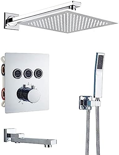 Robinet thermostatique de douche a temperature constante et securisee