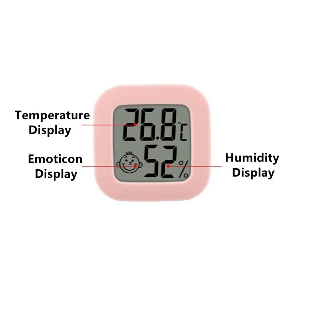 1/3/5/10 szt. Cyfrowy termometr higrometr elektroniczny komora wewnętrzna miernik wilgotności czujnik pomiaru temperatury stacja pogodowa do domu termometr (czarny, 10 sztuk)