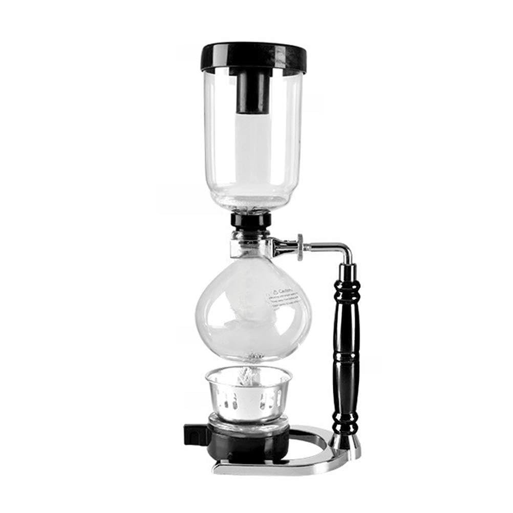 Cafetière à siphon en verre résistant Walmeck pour un café fait maison d'exception