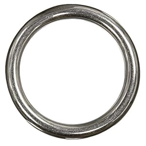 5 Stück Edelstahl A4 Ring 3 x 20 mm