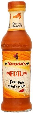 270ml New NANDOS Medium PERI PERI Marinade Chicken Tikka Grill Tandoori MARINATION BBQ Barbeque Marinade PIRI PIRI