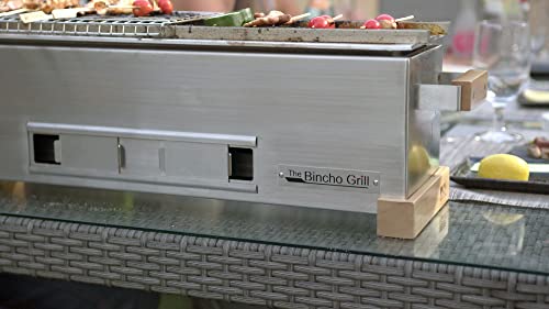 The Bincho Grill Gr610S Yakitori Tabletop Charcoal Japanese Style Griller, Robata 24" Made In Usa #TOP5
