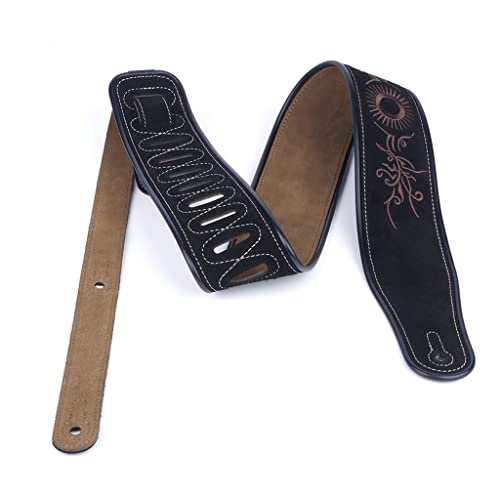 JAHH Sangle Bracelet de Guitare électrique en Cuir-Tournesol Mat, Guitare Acoustique de Basse, Bracelet en Cuir de… - Les Beatles, Paul McCartney, John Lennon, RIngo Starr, George Harrison JAHH Sangle Bracelet de Guitare électrique en Cuir-Tournesol Mat, Guitare Acoustique de Basse, Bracelet en Cuir de… – Image 4