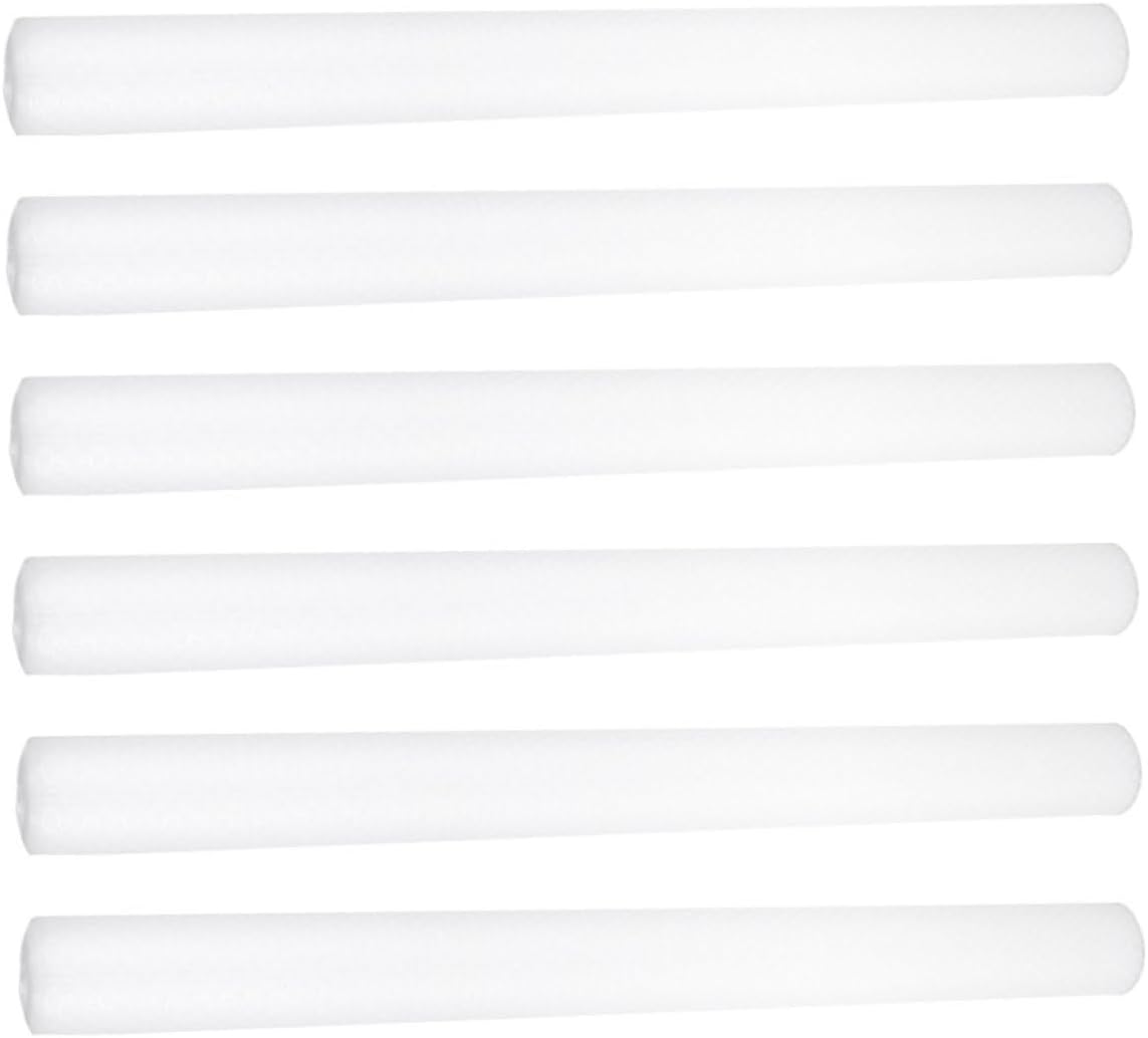 6pcs Drawer Liners Non-Slip Shelf Mat for Cabinets Kitchen and Refrigerator Anti-Skid Cushioning White