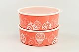 Spülmaschinenfest TUPPERWARE Quadro 1,5 L pastellorange-weiß (2) Weihnachtskugel rund Keksdose