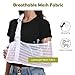 Ledhlth White Arm Sling for Broken Arm Torn Rotator Cuff Shoulder Elbow Wrist Injury Mesh Adults Support Brace for Men and Women (White)