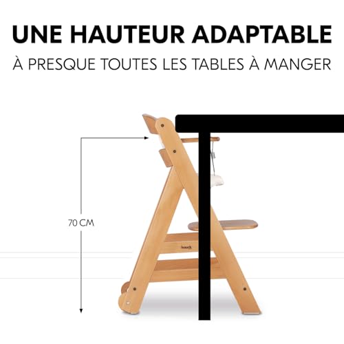 Chaise haute hauck Beta+ sécurisée et ajustable pour bébé de 6 mois à 90 kg